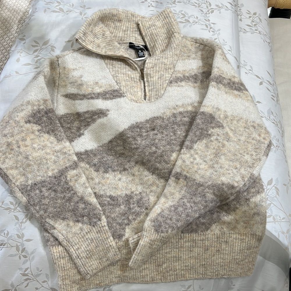 Camo Pattern Knit Sweater - 100% Exclusive - Picture 7 of 9